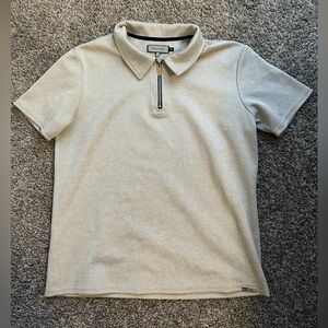 Gray Mauvis Quarter Zip Shirt